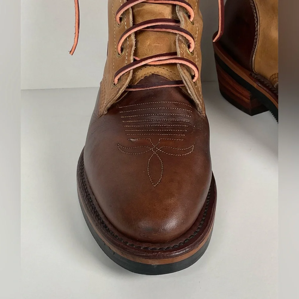 Vintage Chippewa Crazy Horse Packer Boots | USA Made | Men’s 9 D